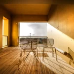 Pintura de paredes de sala de inverno
